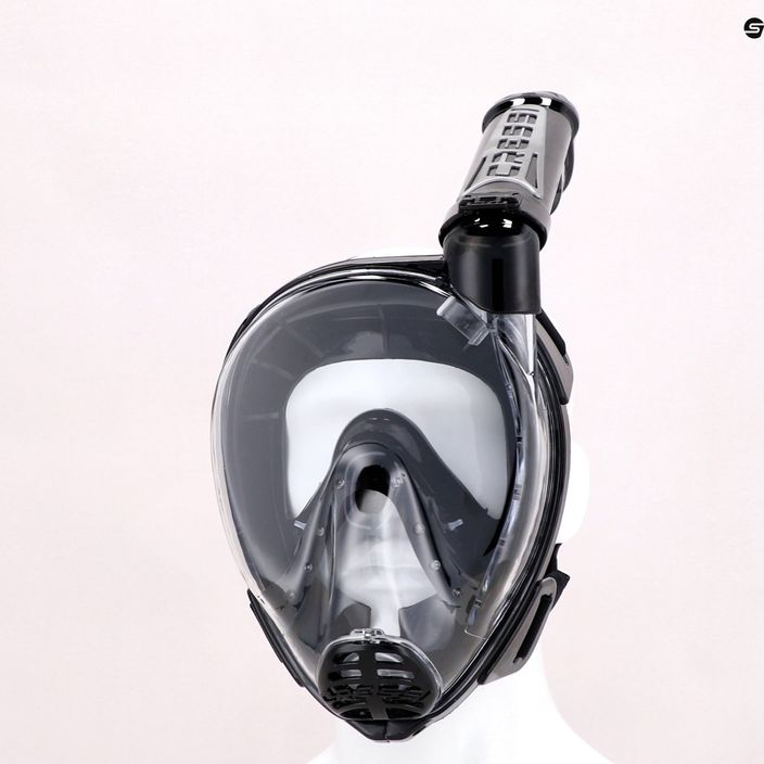 Cressi Duke Dry full face mask for snorkelling black XDT005050 10