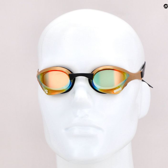 Arena swimming goggles Cobra Ultra Swipe Mirror yellow copper/gold 002507/330 8