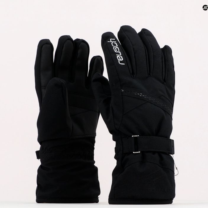 Women's ski gloves Reusch Hannah R-TEX XT black 60/31/213/7702 8