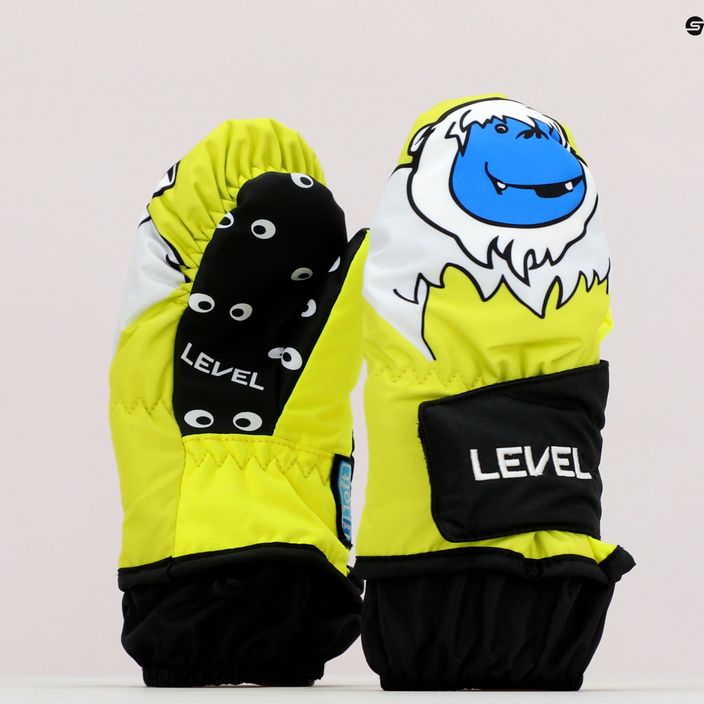 Children's snowboard gloves Level Animal Mitt blue/red 4174 5