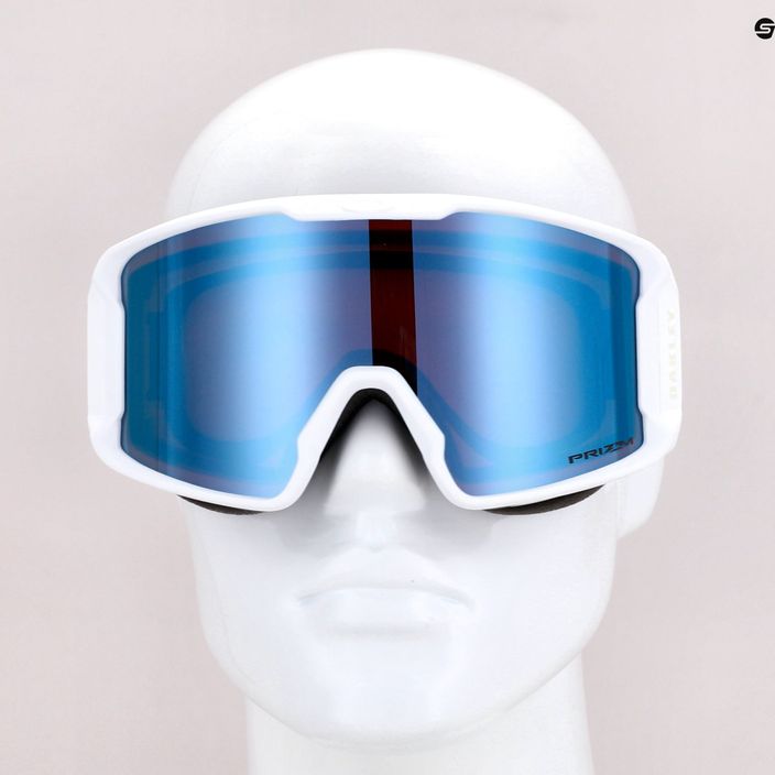 Oakley Line Miner matte poseidon/prizm snow sapphire iridium ski goggles OO7093-55 5
