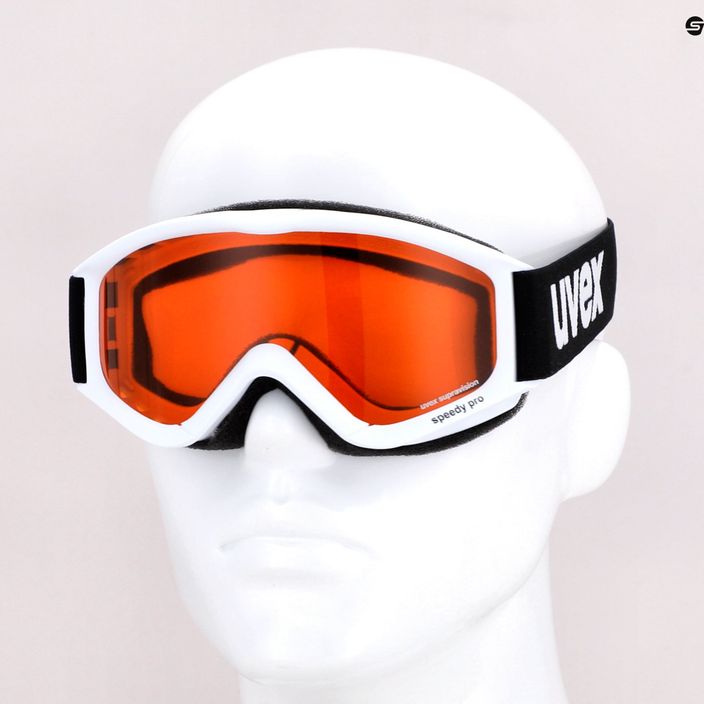UVEX children's ski goggles Speedy Pro white/lasergold 55/3/819/11 7