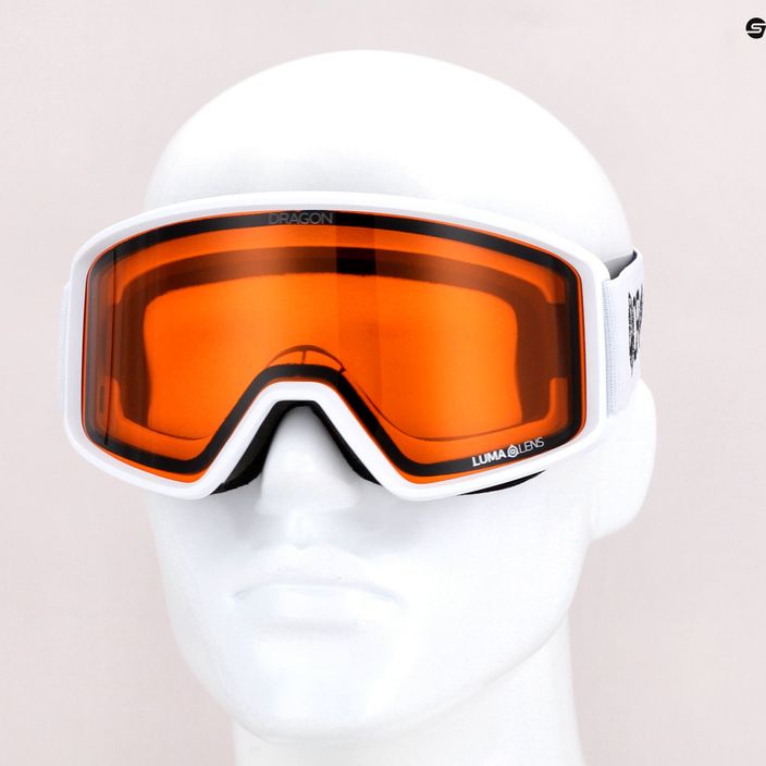 DRAGON DXT OTG white/lumalens amber ski goggles 47022-101 7