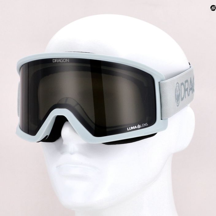 DRAGON DX3 OTG light salt/lumalens dark smoke ski goggles 7