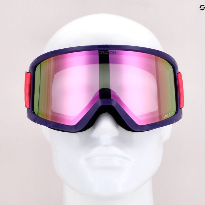 DRAGON DX3 OTG ski goggles fade lite/lumalens pink ion 7