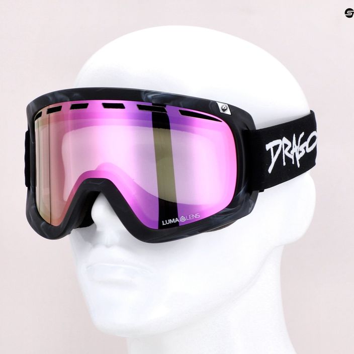 DRAGON D1 OTG sketchy/lumalens pink ion/lumalens dark smoke ski goggles 40461-008 8