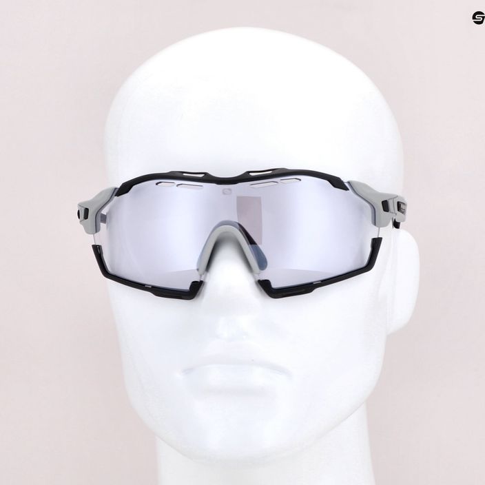 Rudy Project Cutline light grey matte/impactx photochromic 2 laser black cycling glasses SP6378970000 7