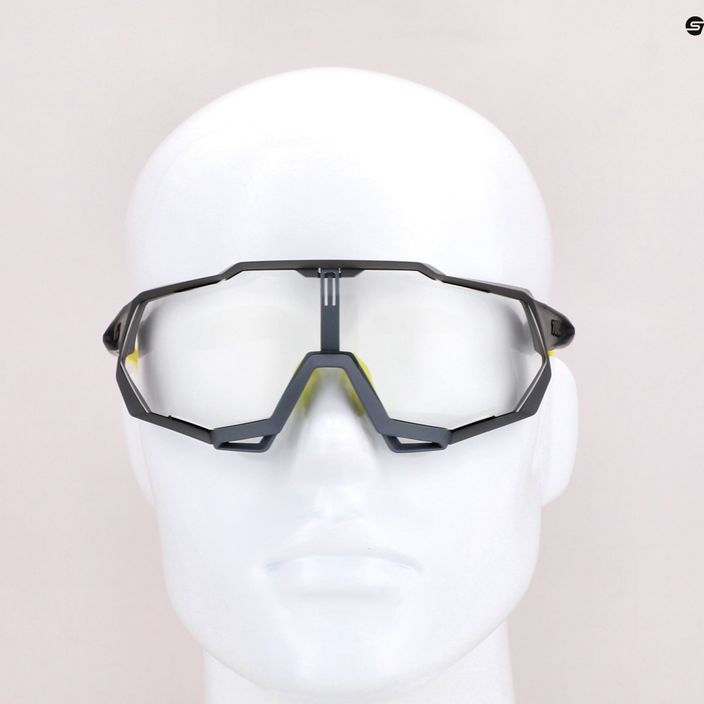 Cycling goggles 100% Speedtrap Photochromic Lens soft tact cool grey STO-61023-802-01 8