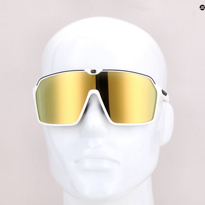 Rudy Project Spinshield white matte/multilaser gold cycling glasses SP7257580000 6