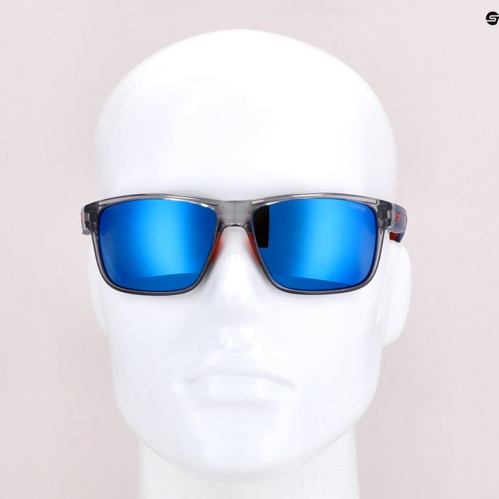 Julbo Renegade Polarized 3Cf gloss translucent gray/blue sunglasses J4999420 7