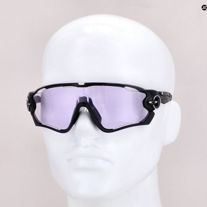 Oakley Jawbreaker polished black/prizm low light cycling glasses 0OO9290 6