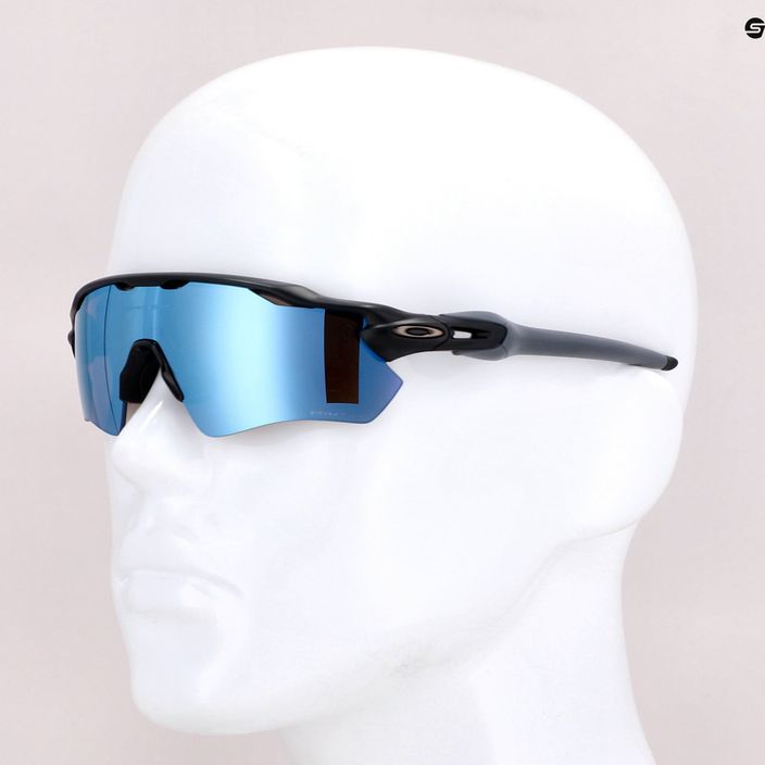Oakley Radar EV Path matte black/prizm deep water polarized cycling glasses 0OO9208 6