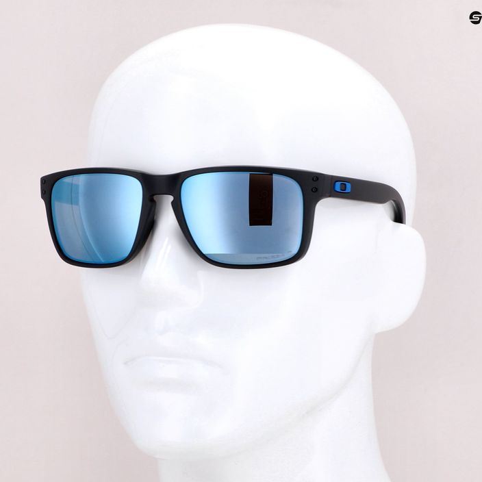 Oakley Holbrook XL matte black/prizm deep water polarized sunglasses 0OO9417 7