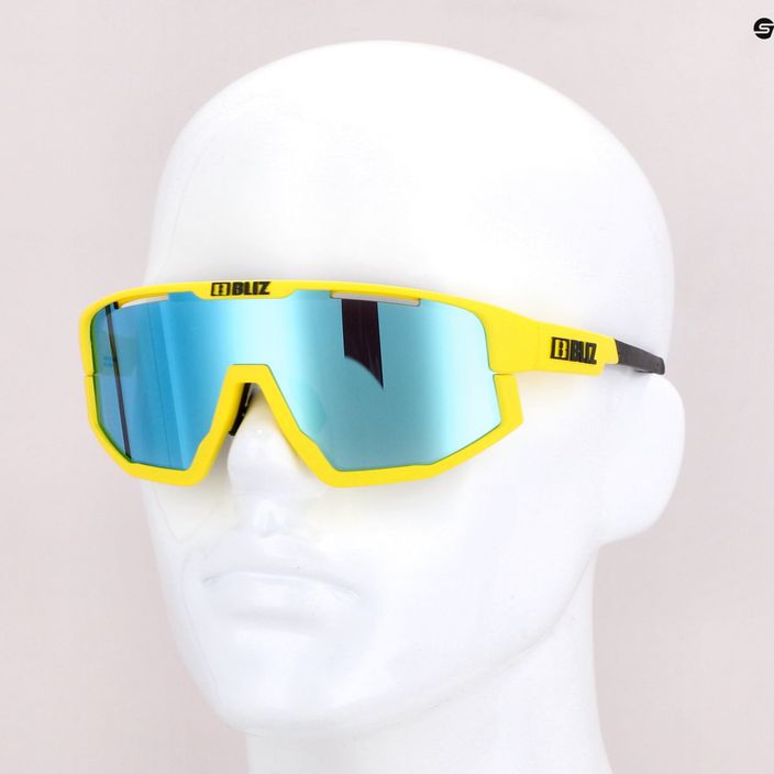 Bliz Vision bicycle goggles matt yellow/smoke blue multi 52001-63 12