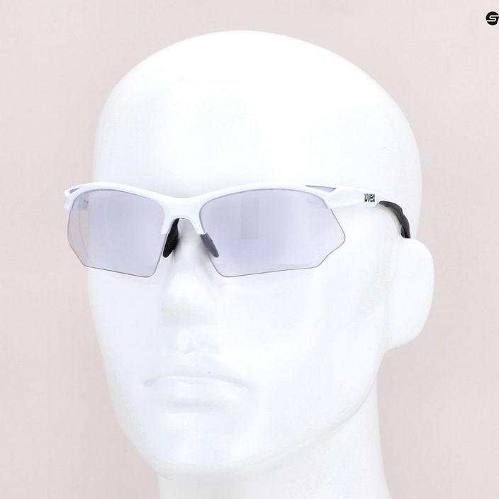 UVEX Sportstyle 802 V white/variomatic smoke cycling glasses S5308728801 7