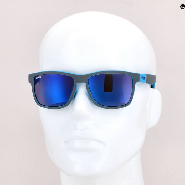 UVEX sunglasses Lgl 39 grey mat blue/mirror blue S5320125416 6