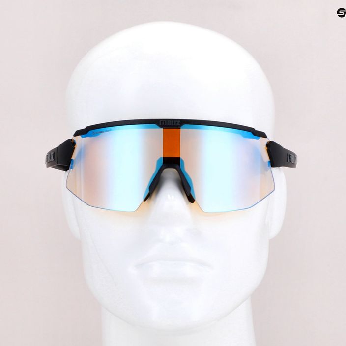 Bliz Breeze Nano Optics Nordic Light matt black/coral/orange blue multi 52102-13N cycling glasses 7