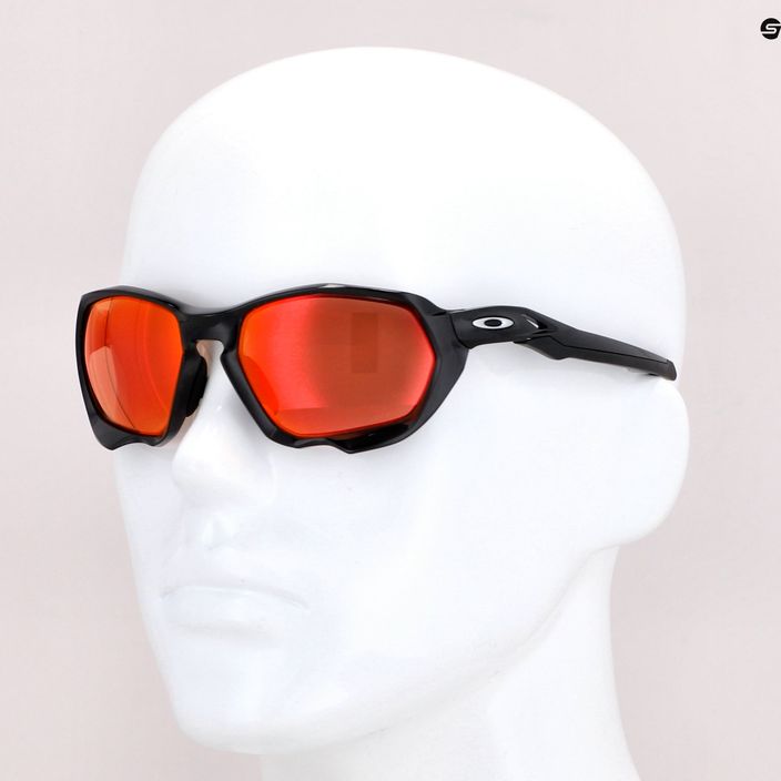 Oakley Plazma black ink/prizm trail torch sunglasses 0OO9019 7