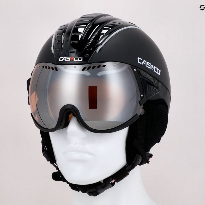CASCO ski helmet SP-2 Carbonic Visor black 07.3732 11