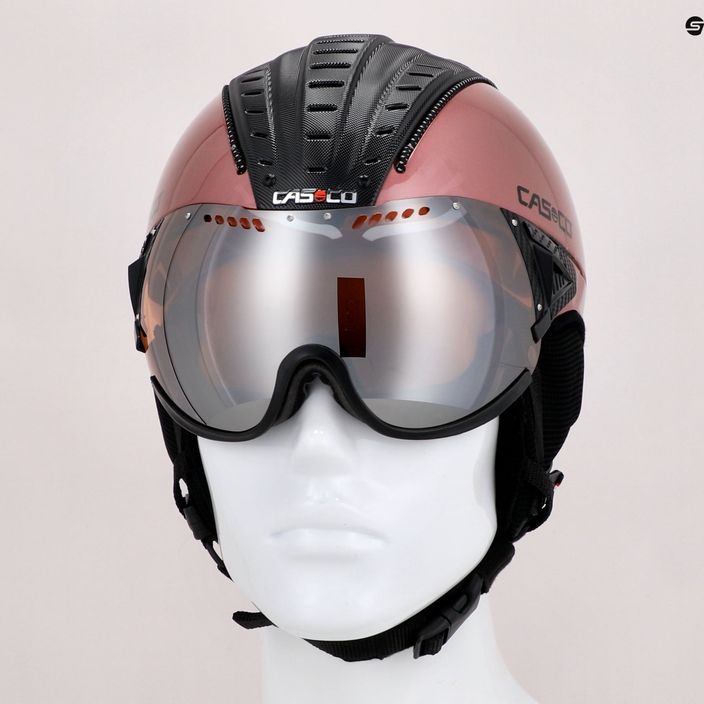 CASCO ski helmet SP-2 Carbonic Visor pink 07.3736 10