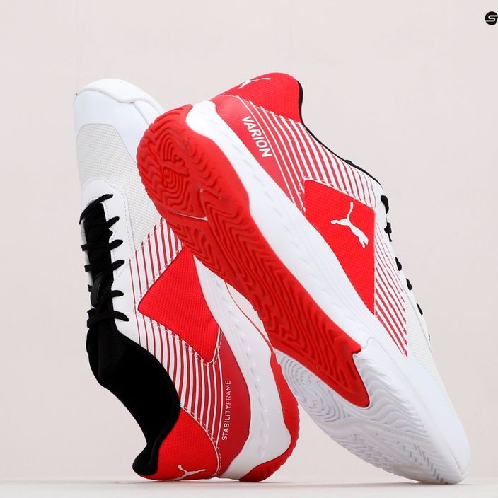 PUMA Varion volleyball shoes white and red 106472 07 10