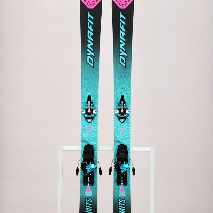 Women's DYNAFIT Seven Summits W + Ski Set blue-pink 08-0000048495 skis 13