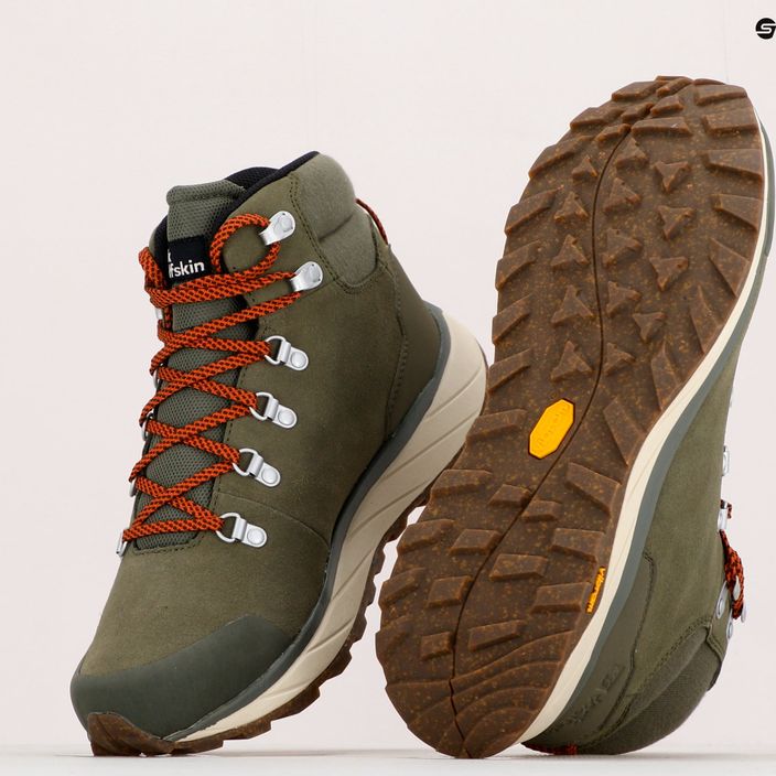 Jack Wolfskin men's Terraventure Urban Mid trekking boots green 4053561 11