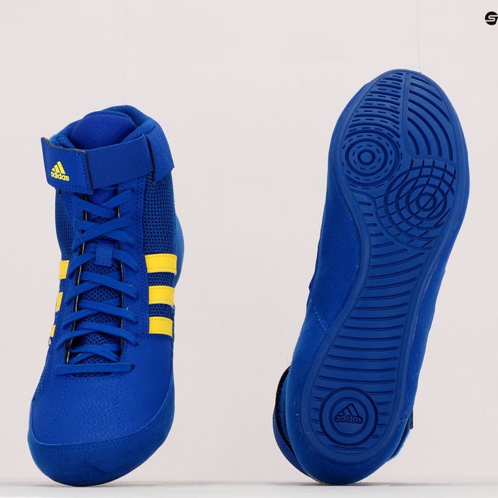 Men's adidas Havoc boxing shoes blue FV2473 12