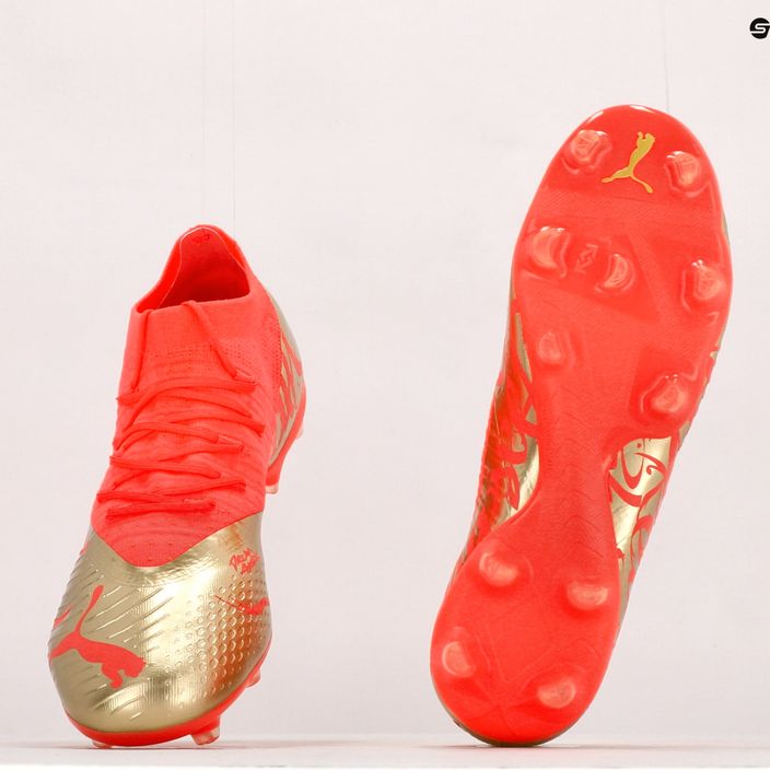 Children's football boots PUMA Future Z 3.4 Neymar Jr. FG/AG orange/gold 107107 01 13