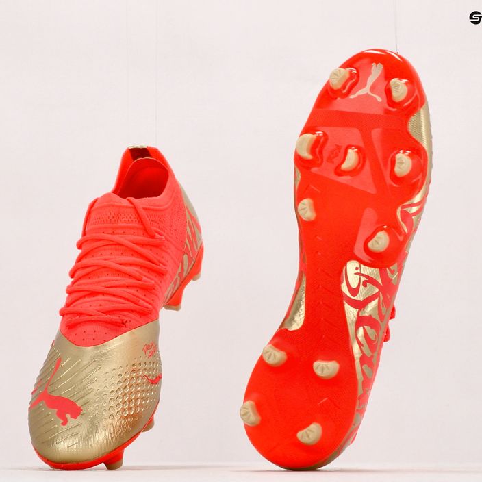 Men's football boots PUMA Future Z 3.4 Neymar Jr. FG/AG Orange/Gold 107106 01 13