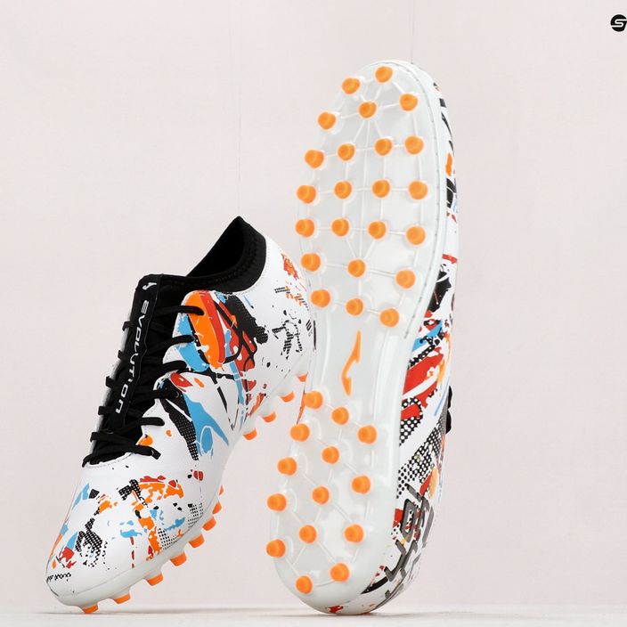 Joma Evolution AG men's football boots white/black/orange 12
