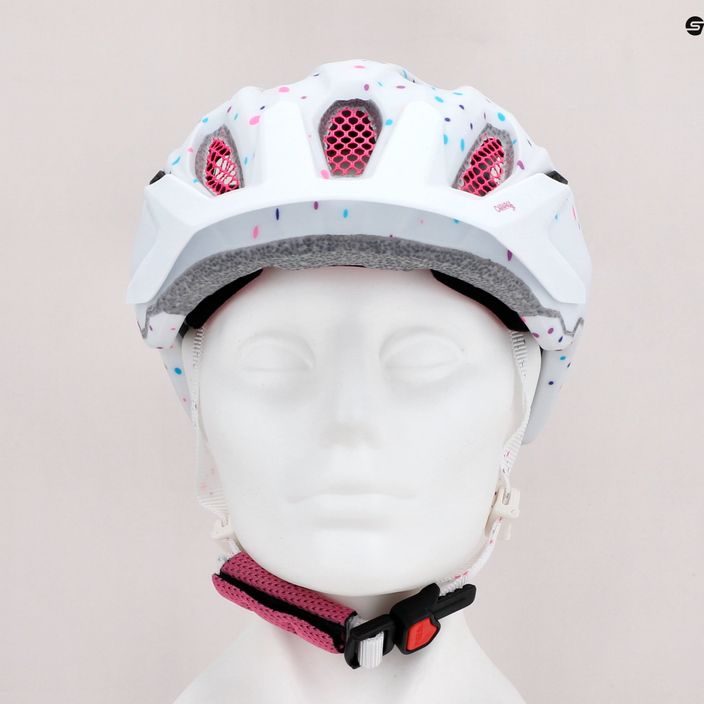 Children's bicycle helmet Alpina Carapax white 9