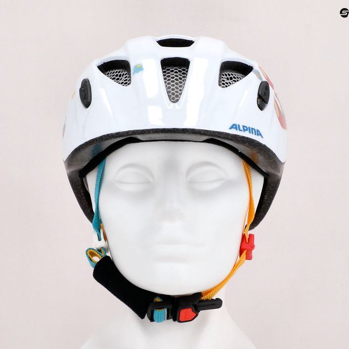 Children's bicycle helmet Alpina Ximo white bear gloss 9