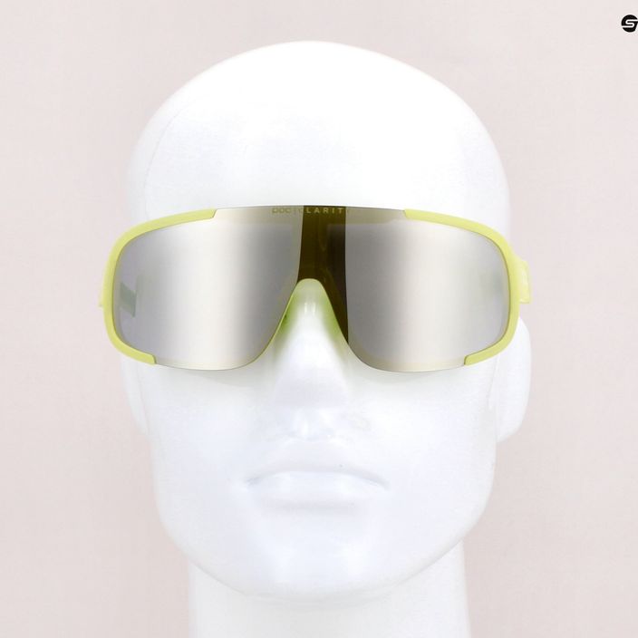 Bicycle goggles POC Aspire lemon calcite translucent/clarity define silver 8