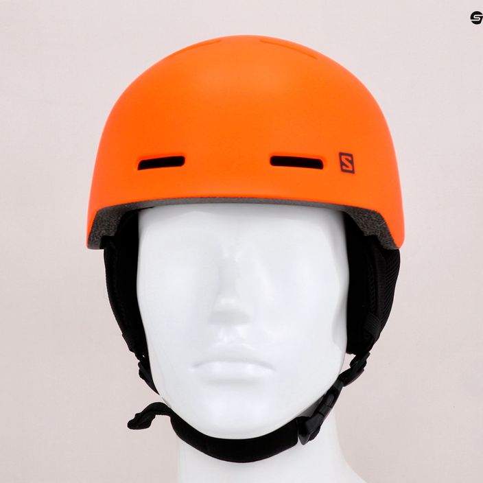 Salomon Grom children's ski helmet orange L40836500 9