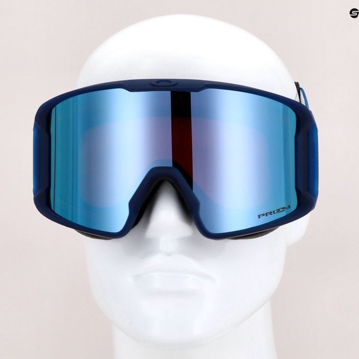 Oakley Line Miner matte poseidon/prizm snow sapphire iridium ski goggles OO7070-92 11