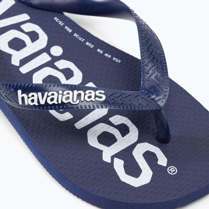 Havaianas Top Logomania flip flops navy blue H4144264 7