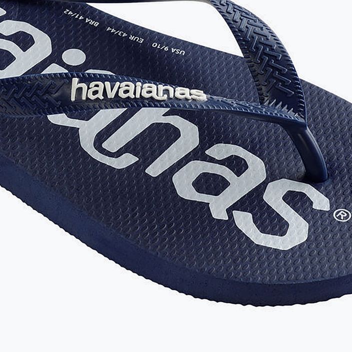 Havaianas Top Logomania flip flops navy blue H4144264 12