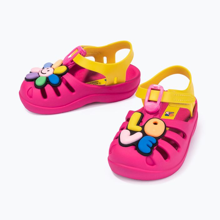 Ipanema Summer IX pink/yellow children's sandals 10