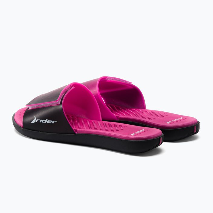 RIDER Pool III women's flip-flops black-pink 83170-20753 3