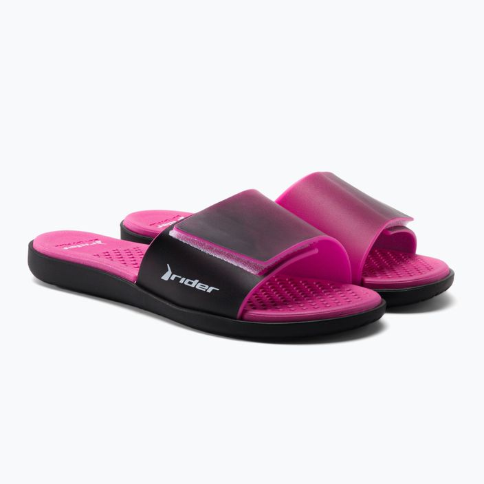 RIDER Pool III women's flip-flops black-pink 83170-20753 5
