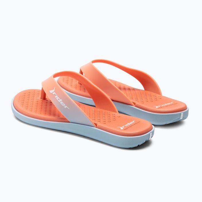 Women's RIDER Aqua III Thong flip flops orange 83169-20771 3
