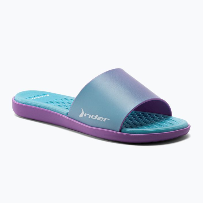 Women's RIDER Splash III Slide blue-purple flip-flops 83171
