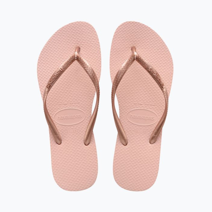 Women's Havaianas Slim flip flops pink H4000030 8