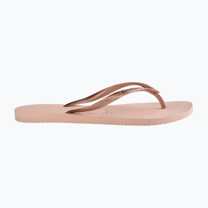 Women's Havaianas Slim flip flops pink H4000030 9