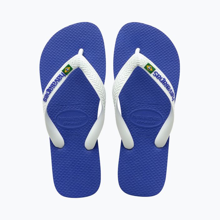 Havaianas Brasil Logo blue flip flops H4110850 10
