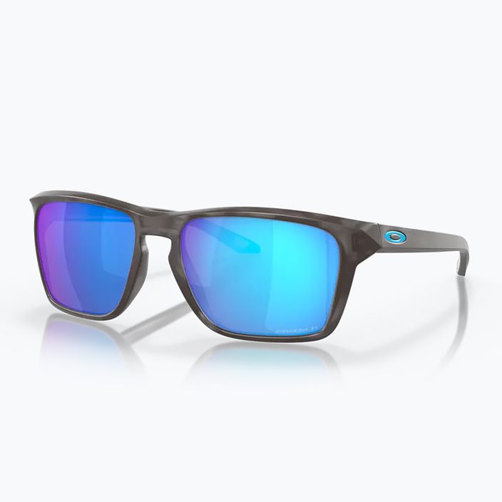 Oakley Sylas matte black/prizm sapphire polarized sunglasses 6
