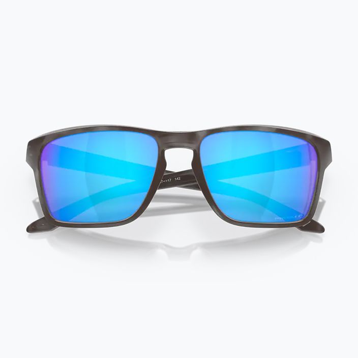 Oakley Sylas matte black/prizm sapphire polarized sunglasses 10