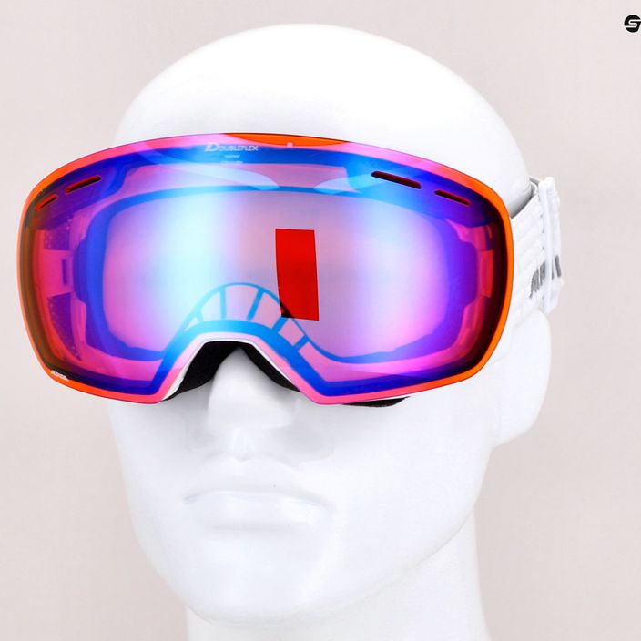 Ski goggles Alpina Granby Q-Lite white gloss/blue sph 10