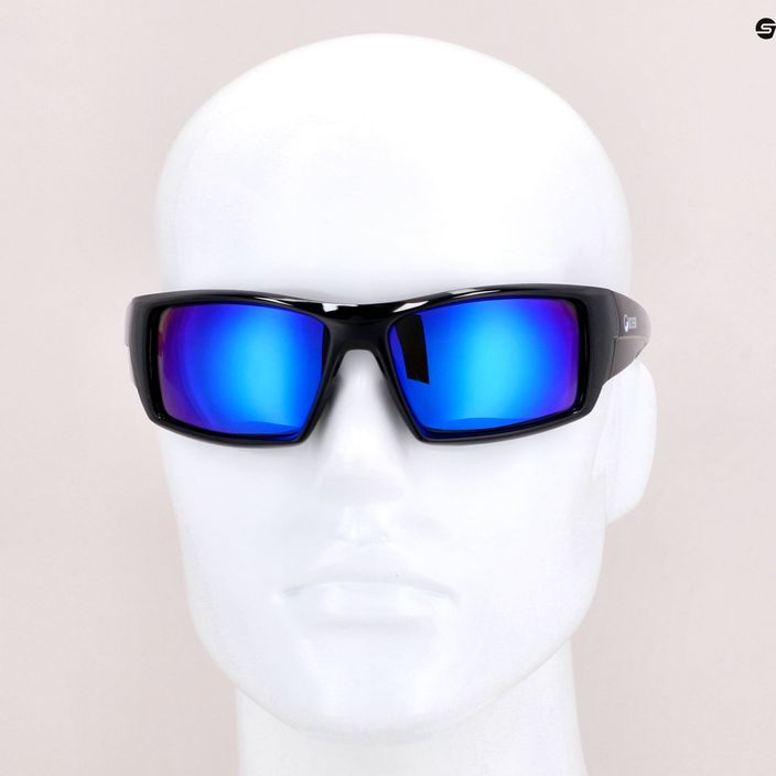 Ocean Sunglasses Aruba shiny black/revo blue 3201.1 8